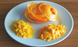 Cáscara de naranja